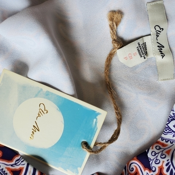 NWT Ella Moon Paisley Wrap Dress Sz. S/M - Picture 4 of 8